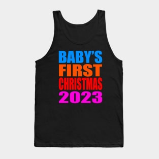 Baby's first Christmas 2023 Tank Top